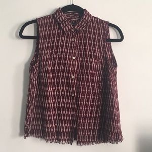 Moment shirt in ikat print